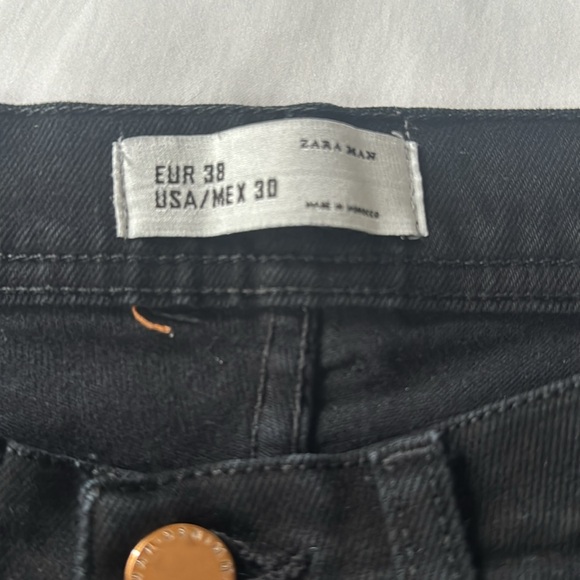 Zara Man black Jeans. Worn only a couple of times. Excellent condition - Picture 2 of 3